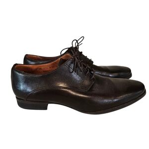 Wolf & Shepherd Lace-Up Oxford Loafer Leather Chocolate Brown Business Shoes